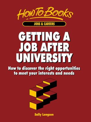 cover image of Getting a Job After University